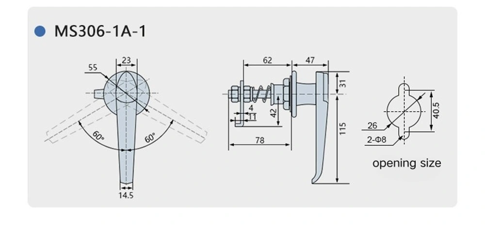 Stainless Steel Switchgear Handle Lock