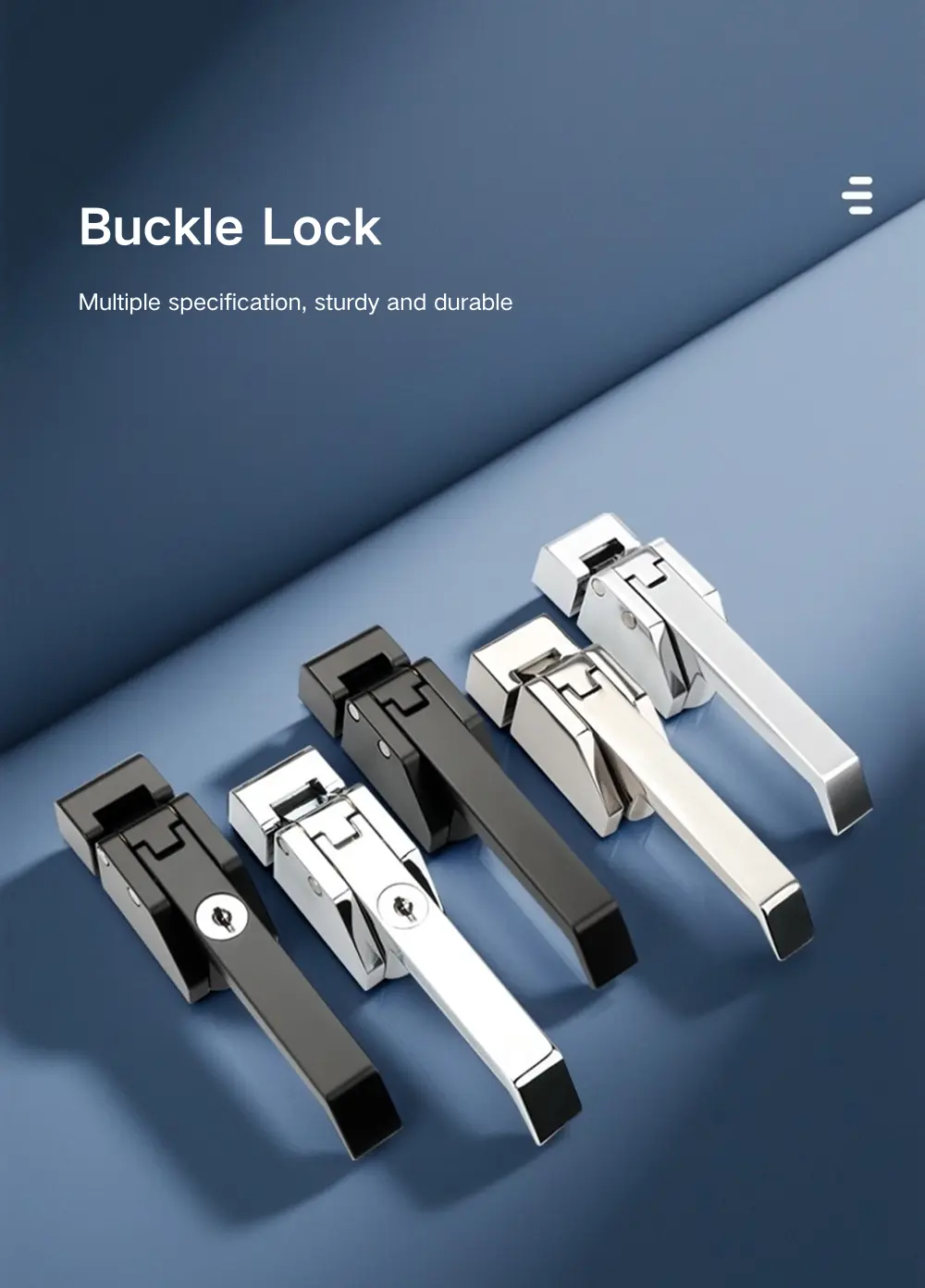 Compression Latch Lock For Freezer And Industrial Doors