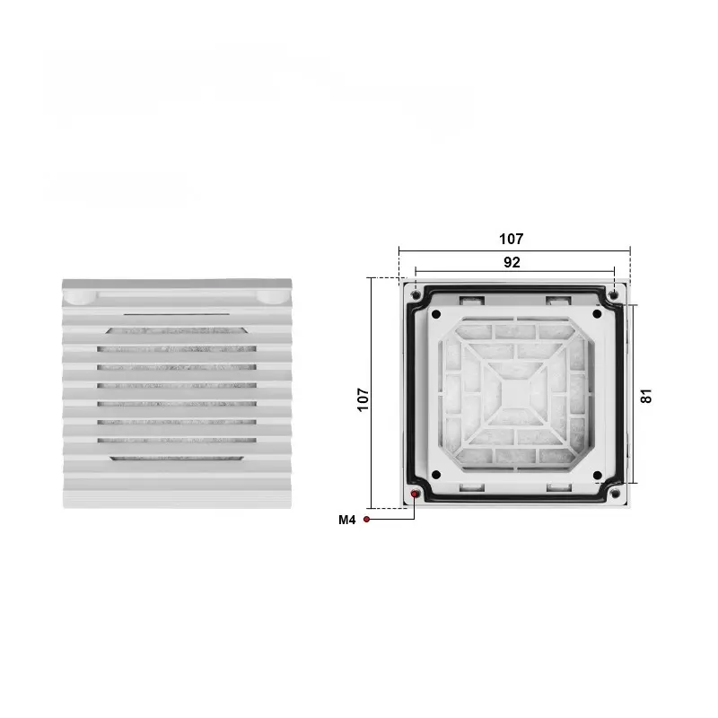 Separación de redes antipolvo Separación de redes antipolvo